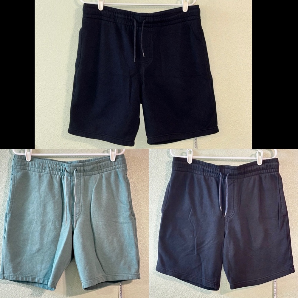 Goodfellow & Co Men's Athletic Shorts - Black, Teal, and Navy